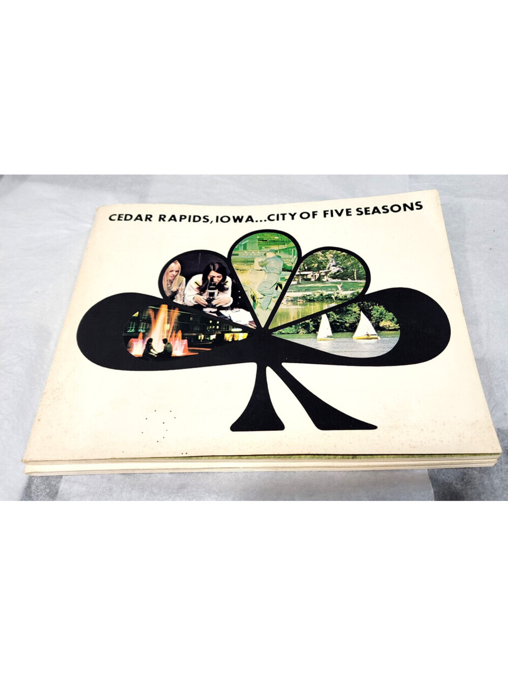 Vintage Cedar Rapids Iowa City Of Five Seasons Gazette KCRG TV Radio Booklet
